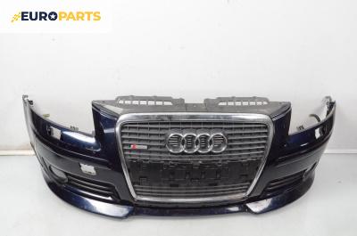 Предна броня за Audi A3 Sportback I (09.2004 - 03.2015), хечбек, позиция: предна