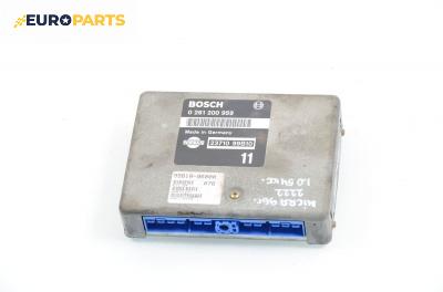 Компютър двигател за Nissan Micra II Hatchback (01.1992 - 02.2003) 1.0 i 16V, 54 к.с., № Bosch 0 261 200 959