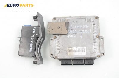 Компютър с четец и карта за Renault Laguna II Grandtour (03.2001 - 12.2007) 2.2 dCi (KG0F), 150 к.с., № Bosch 0 281 011 325