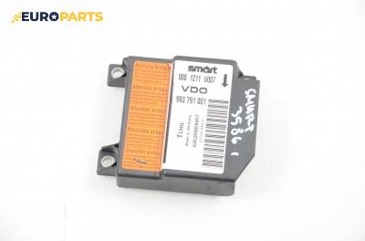 Модул за AIRBAG за Smart Fortwo Cabrio 450 (01.2004 - 01.2007), № 000 1211 V007