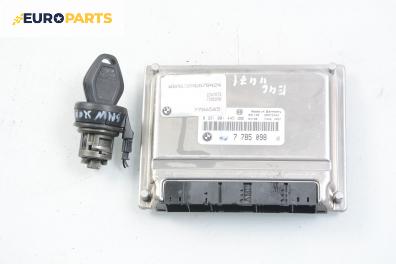 Компютър с контактен ключ за BMW 3 Series E46 Sedan (02.1998 - 04.2005) 320 d, 136 к.с., № Bosch 0 281 001 445